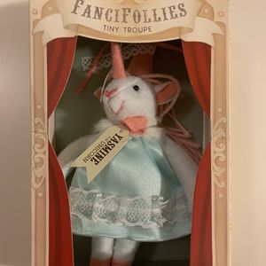 Fancifollies Tiny Troupe Unicorn Ornament